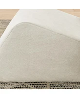 Beige Memory Foam Bean Bag Chair