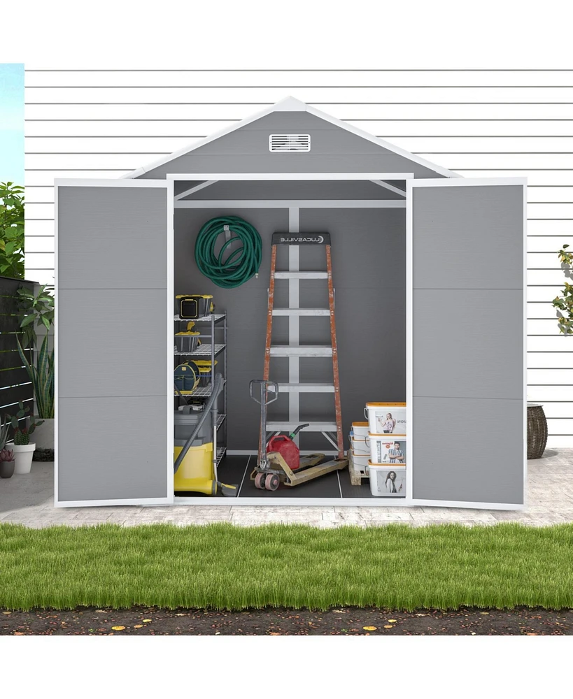 Campcraft 6x5 Resin Shed - Waterproof, Uv Proof, Large Storage