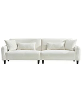 97" Teddy Velvet Sofa - Living Room, Bedroom, Office