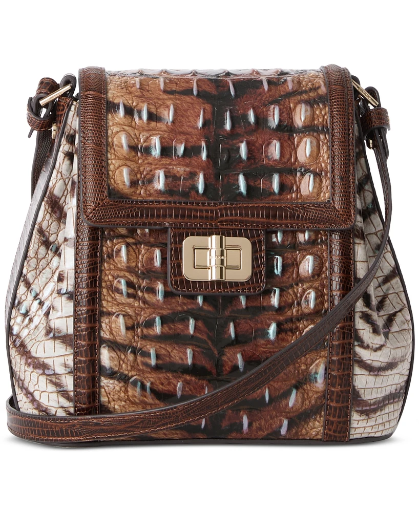 Brahmin Margo Feline Hermosa Small Leather Crossbody