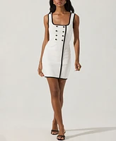 Astr the Label Women's Button-Front Mini Dress