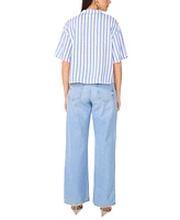Vince Camuto Women's Cropped Button-Down Shirt