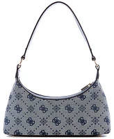 Guess Neda 4G Peony Logo Small Top Zip Shoulder Bag