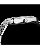 Stuhrling Lustra 32mm Rectangle Quartz Fashion Watch with Crystals