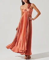 Astr the Label Women's Rasya One-Shoulder Pleated Dress