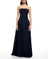Lioness Women's Lush Strapless Linen-Blend Maxi Dress