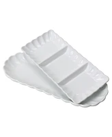 Bia Cordon Bleu Petal Serving, Set of 2