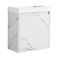 Compact Wall-Mounted Vanity Modern & Space-Saving Bathroom Cabinet