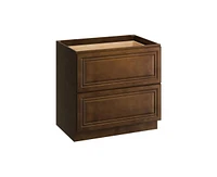 Casainc W36" X H34.5" D24" Kitchen Cabinet Floor Base With 2 Drawers