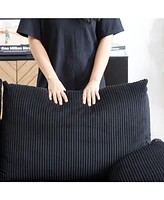 64.5" 3-in-1 Sleeper Sofa with Pullout Bed, Pillows