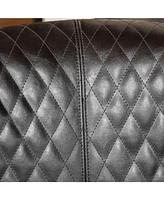 Quilted Elegance: Mia Club Chair with Studs and Comfort