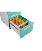 Versatile 3-Drawer Mobile File Cabinet