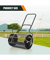 24-Inch Peat Moss Spreader with Upgrade Side Latches and U-shape Handle