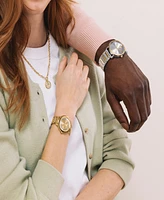 Movado Women's Bold Evolution 2.0 Swiss Quartz Ionic Plated Light Gold Steel Watch 34mm