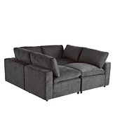 Modular Sofa w/Storage, Usb, Wireless Charger, Bluetooth Speaker