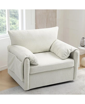 Oversized Swivel Accent Chair for Living Rooms & Bedrooms