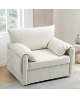 Oversized Swivel Accent Chair for Living Rooms & Bedrooms