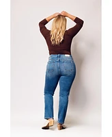Slink Jeans Plus Denim High Rise Straight