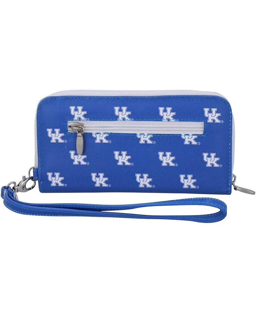 Eagles Wings Women's Kentucky Wildcats Zip-Around Wristlet Wallet