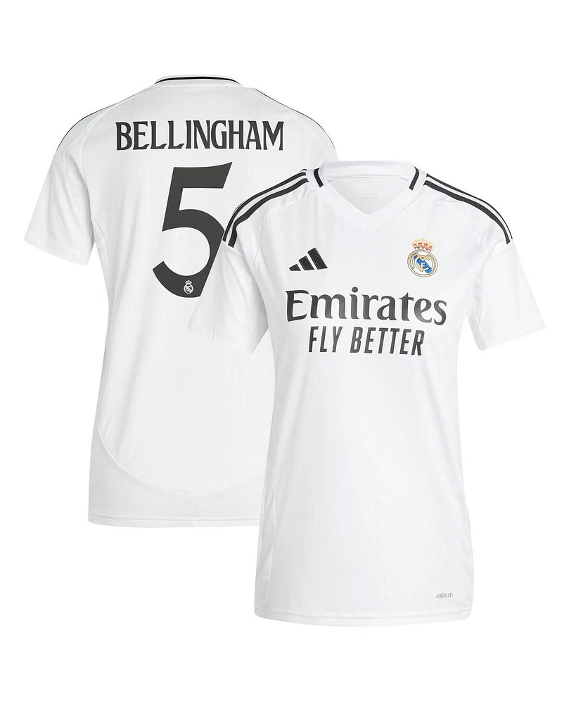 Adidas Women's Jude Bellingham White Real Madrid 2024/25 Home Replica Player Jersey