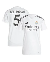 Adidas Women's Jude Bellingham White Real Madrid 2024/25 Home Replica Player Jersey