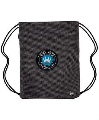 New Era Black Charlotte Fc Kick Off Gym Sack Bag
