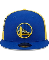 New Era Men's Royal/Gold Golden State Warriors Gameday Wordmark 59FIFTY Fitted Hat
