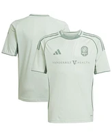 Adidas Big Boys and Girls Light Green Nashville Sc 2025 One Planet Pre-Match Jersey
