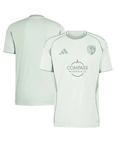 Adidas Men's Light Green Sporting Kansas City 2025 One Planet Pre-Match Jersey