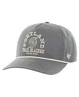 '47 Brand Men's Charcoal Portland Trail Blazers Canyon Ranchero Hitch Adjustable Hat