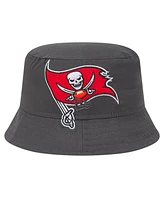 New Era Men's Pewter Tampa Bay Buccaneers Helmet Bucket Hat