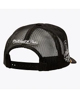 Mitchell & Ness Men's Black Los Angeles Kings Soul Collection Golden Stanley Cup Champions Trucker Adjustable Hat