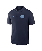 Jordan Men's Navy North Carolina Tar Heels Primetime Victory Primary Logo Performance Polo Shirt