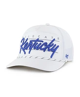 '47 Brand Men's White Kentucky Wildcats Condor Hitch Brrr Adjustable Hat