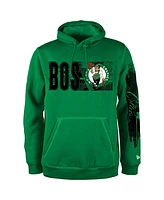 New Era Men's Boston Celtics Green Tip-Off Collection Pullover Hoodie