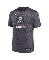Nike Men's Black Baltimore Orioles 2025 City Connect Authentic Collection Velocity Performance T-Shirt