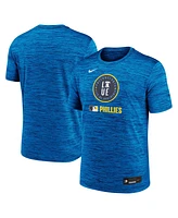 Nike Men's Royal Philadelphia Phillies 2025 City Connect Authentic Collection Velocity Performance T-Shirt