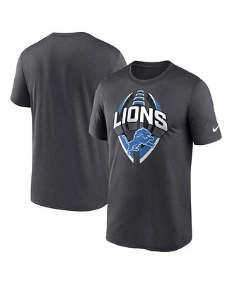 Nike Men's Gray Detroit Lions Legend Icon Performance T-Shirt