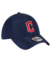 New Era Men's Navy Cleveland Guardians Subtle Camo 39THIRTY Flex Hat