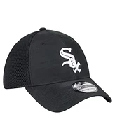 New Era Men's Black Chicago White Sox Subtle Camo 39THIRTY Flex Hat
