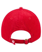 New Era Women's Red Philadelphia Phillies Corduroy 9TWENTY Adjustable Hat