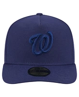 New Era Men's Navy Washington Nationals Color Pack A-Frame 59FIFTY Fitted Hat