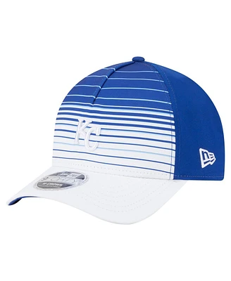 New Era Men's Royal Kansas City Royals Gradient 9FORTY M-Crown Adjustable Hat