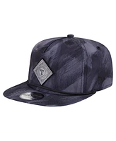 New Era Men's Navy Texas Rangers Printed Golfer Snapback Hat