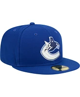 New Era Men's Blue Vancouver Canucks Core 59FIFTY Fitted Hat