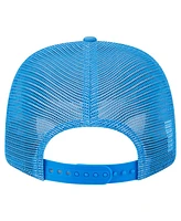 New Era Men's Powder Blue Los Angeles Chargers Main Trucker 9SEVENTY Stretch Snap Hat