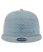 New Era Men's Denim Yellowstone Denim 9FIFTY Snapback Hat