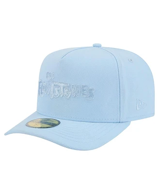 New Era Men's Light Blue the Flintstones A-Frame 59FIFTY Fitted Hat