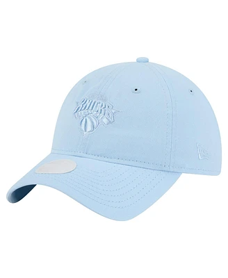 New Era Women's Light Blue New York Knicks Colorpack 9TWENTY Adjustable Hat
