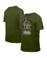 New Era Men's Green York Mets Armed Forces T-Shirt
